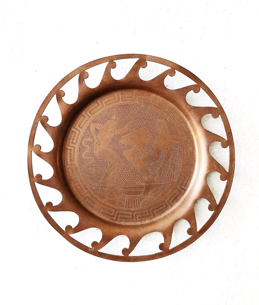 Handmade Copper Pictorial Plate