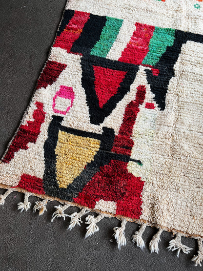 Large Vintage Moroccan Wool Rug