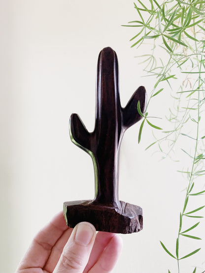Carved Ironwood Cactus