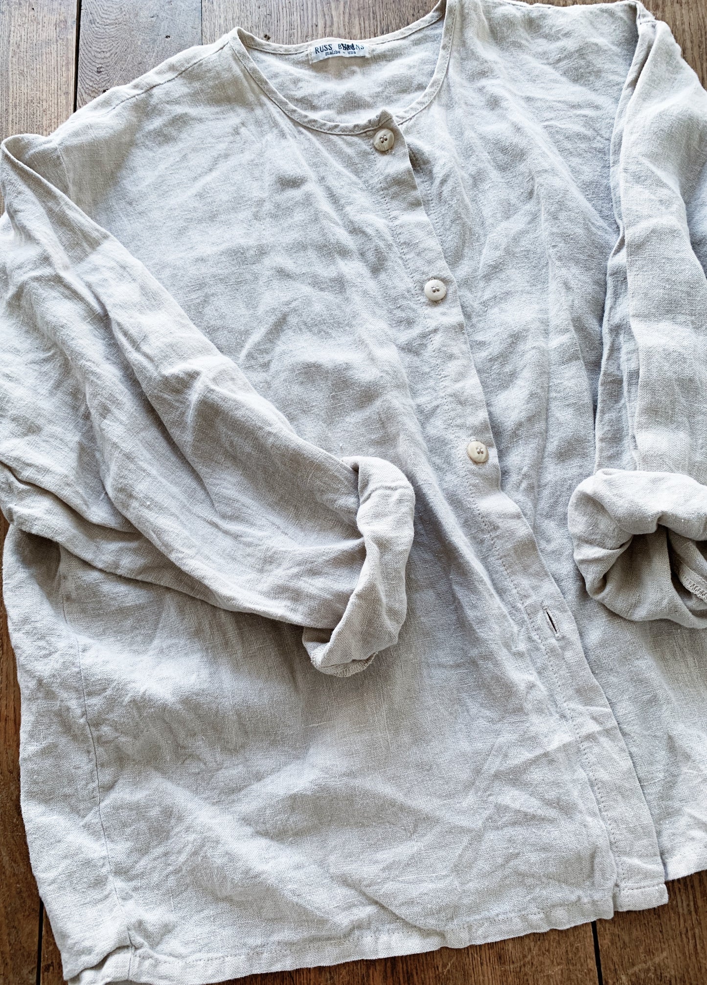 California Made Linen Button Up