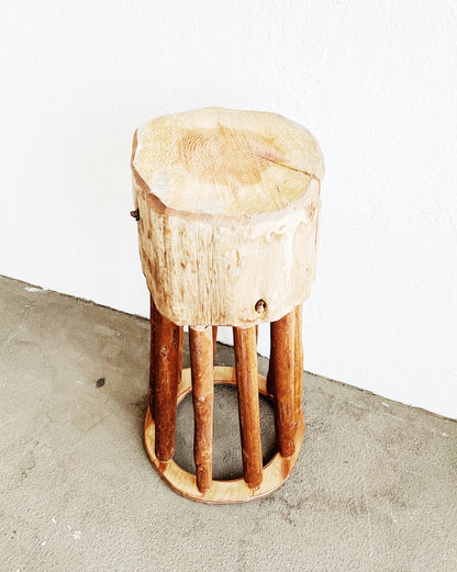 Handmade Wooden Stump Table