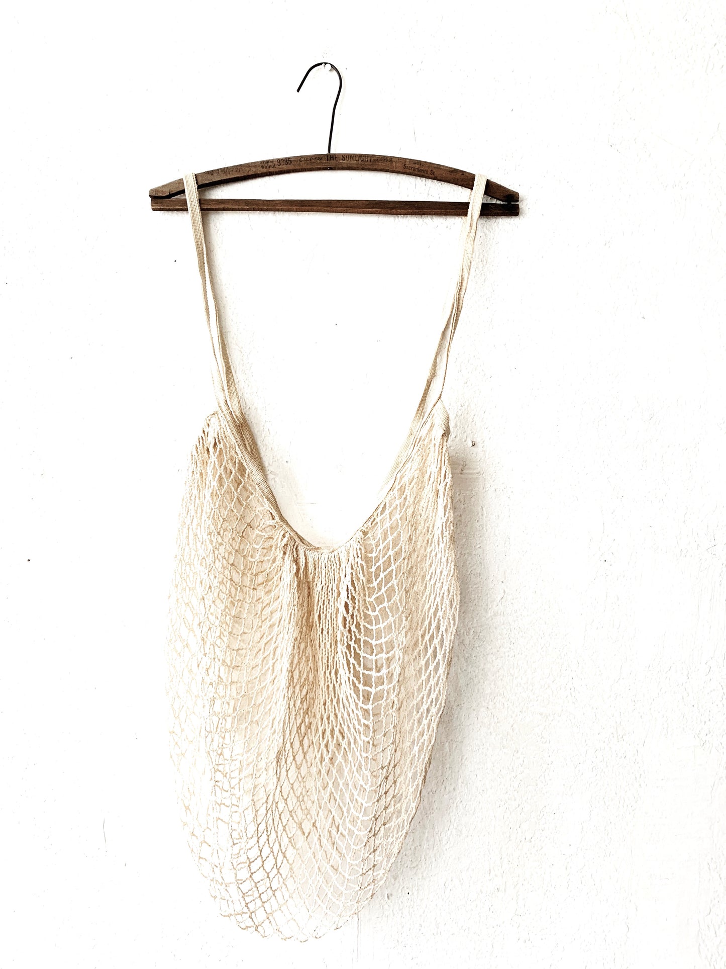 Large Vintage Cotton Market Tote