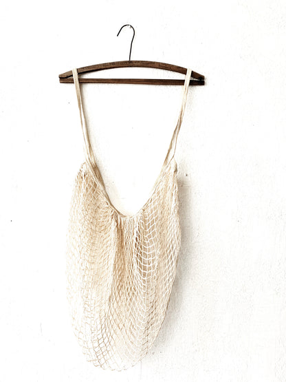 Large Vintage Cotton Market Tote