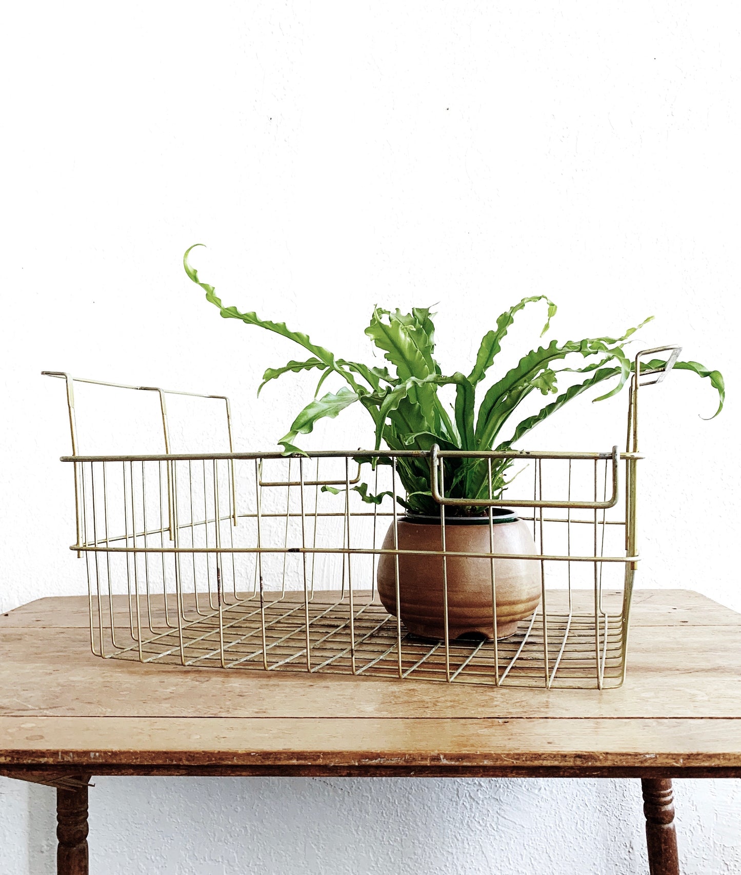 Vintage Metal Wire Basket