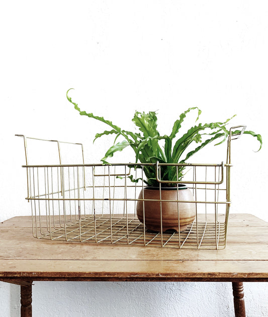Vintage Metal Wire Basket