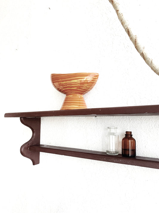 Vintage Wood Wall Shelf