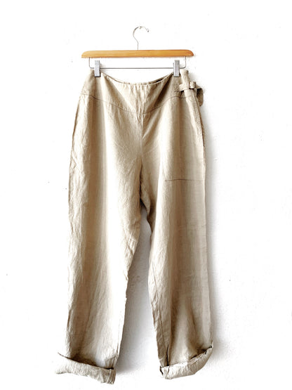 J Peterman Linen Trousers