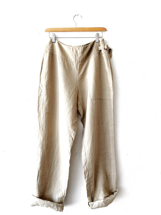 J Peterman Linen Trousers