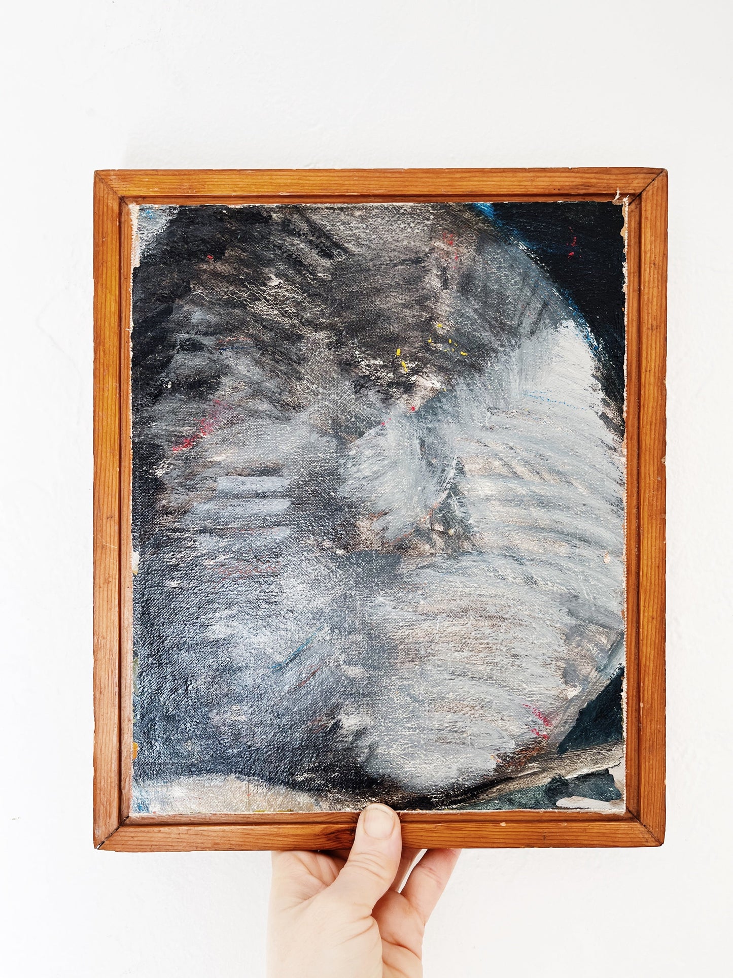 Vintage Abstract Oil Painting