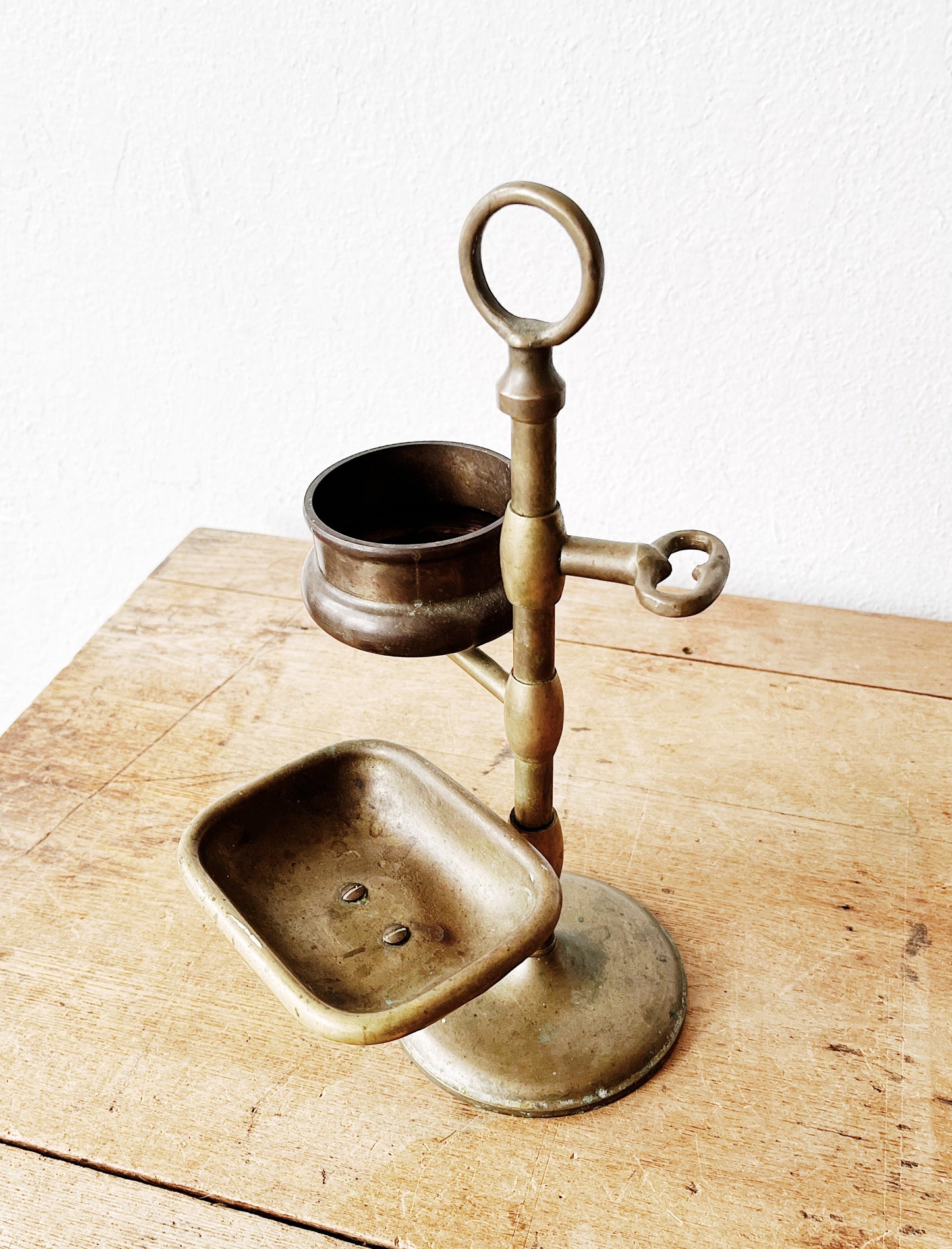 Vintage Brass Shaving Stand
