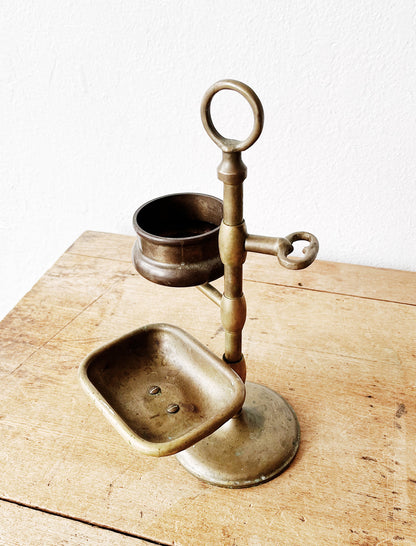 Vintage Brass Shaving Stand