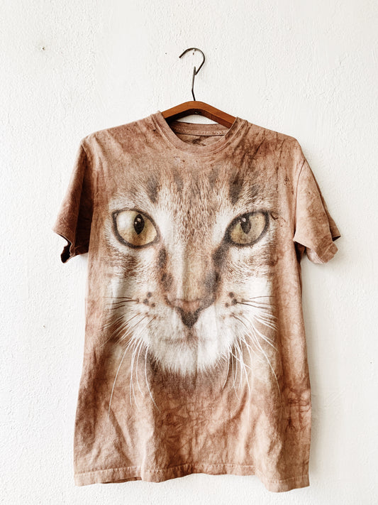 The Mountain Cotton Cat Face TShirt