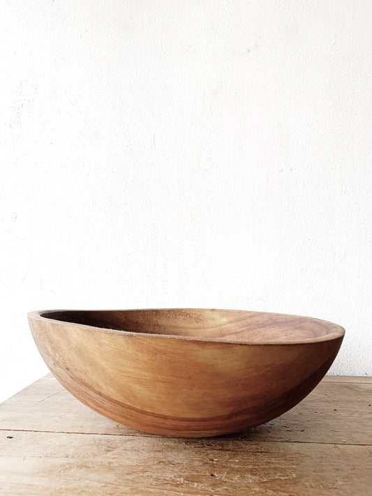 Antique Wood Dough Bowl