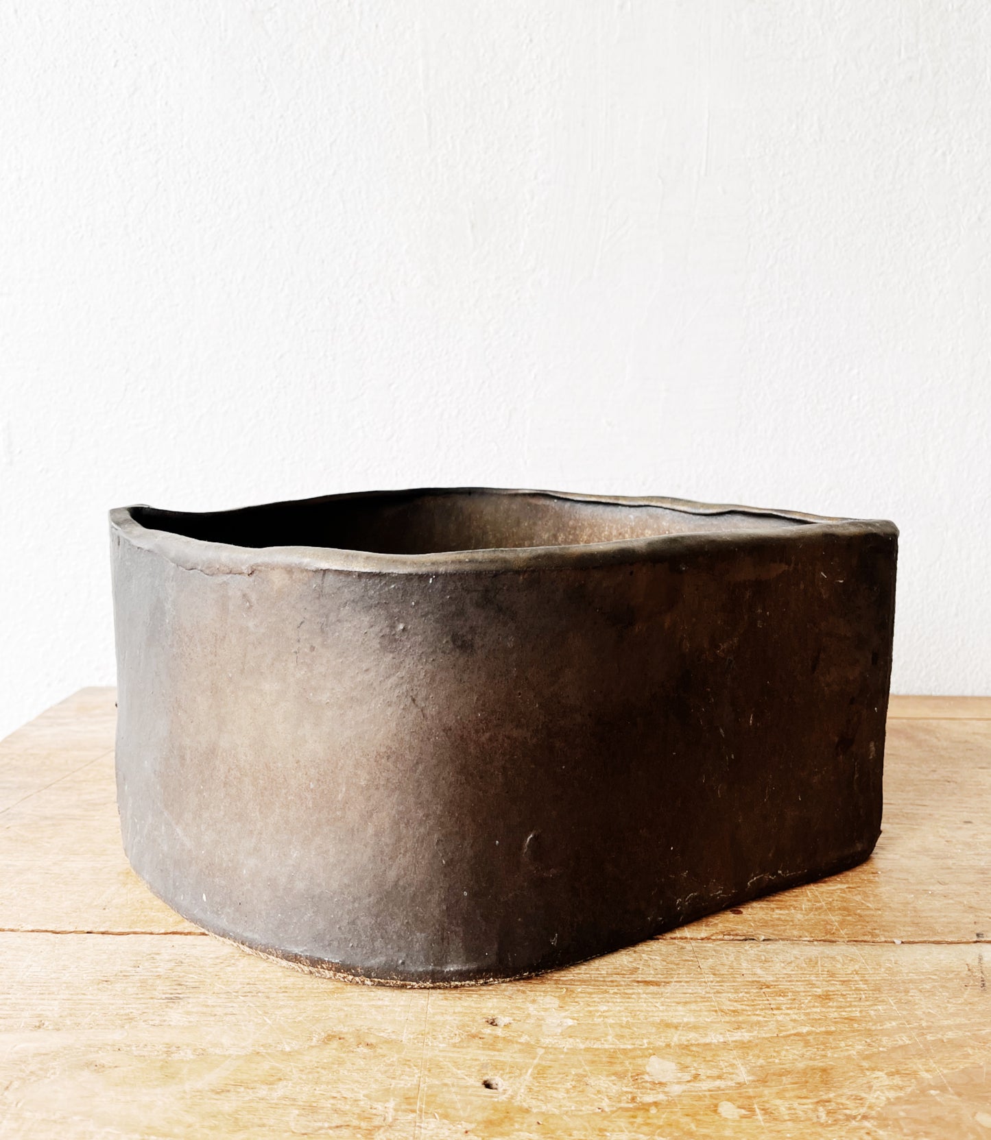 Handmade Raku Planter