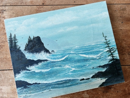 Vintage Seascape Painting