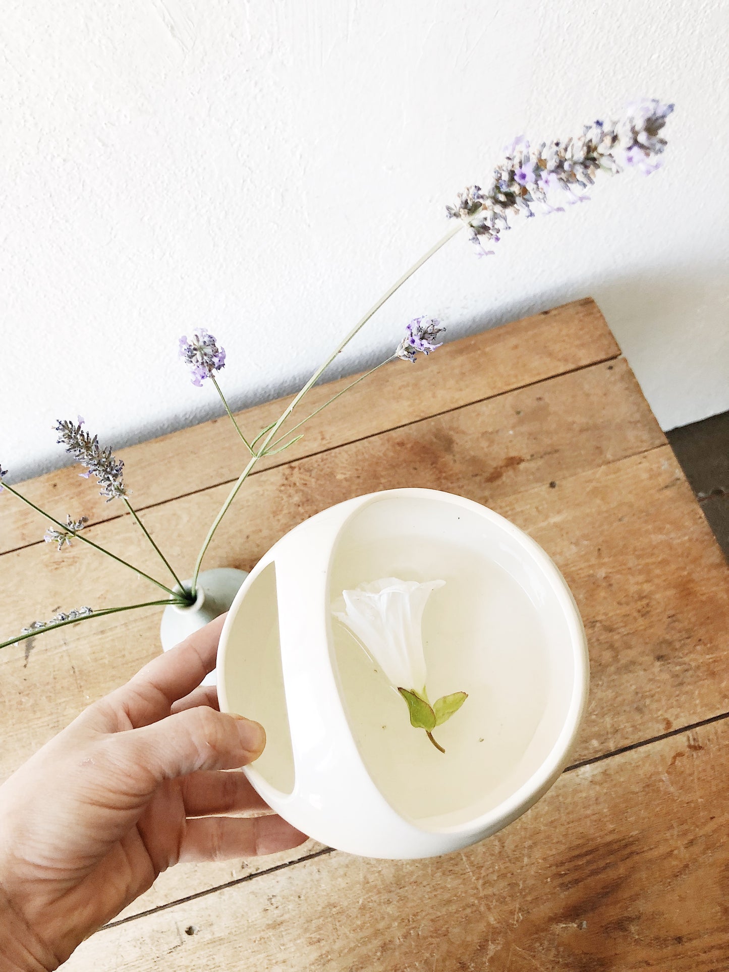 Vintage Porcelain Handled Bowl