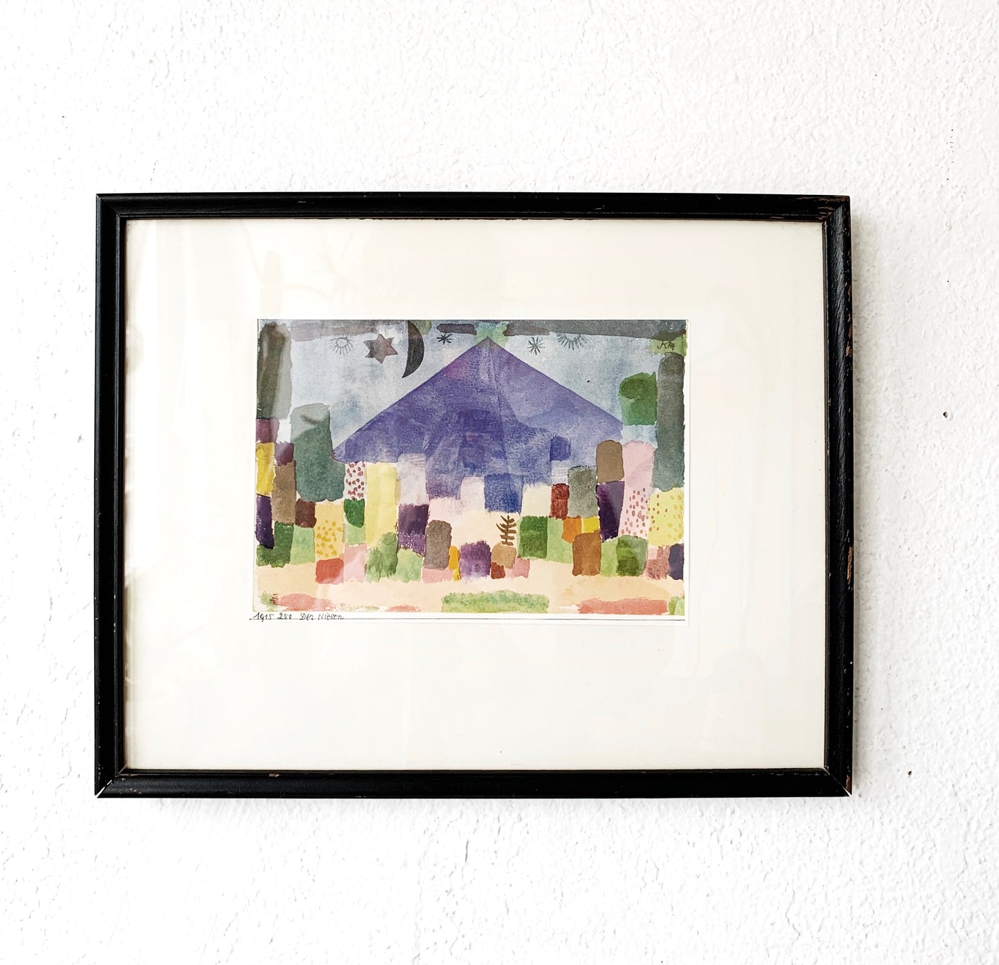 Vintage Framed Paul Klee Print