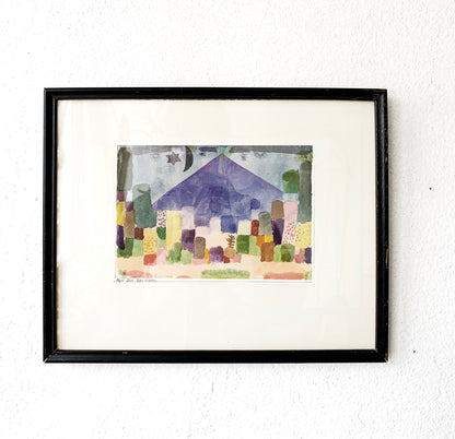 Vintage Framed Paul Klee Print