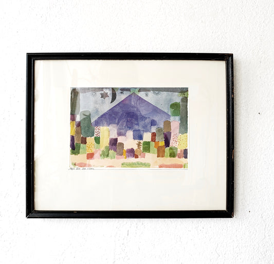 Vintage Framed Paul Klee Print