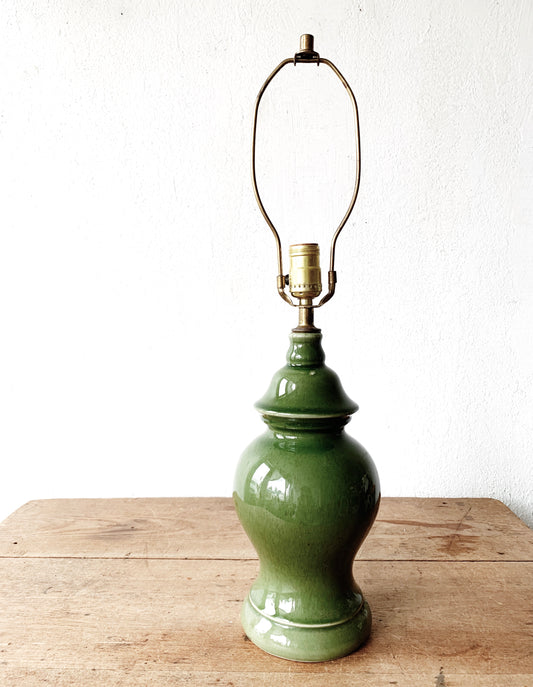 Vintage Green Ceramic lamp