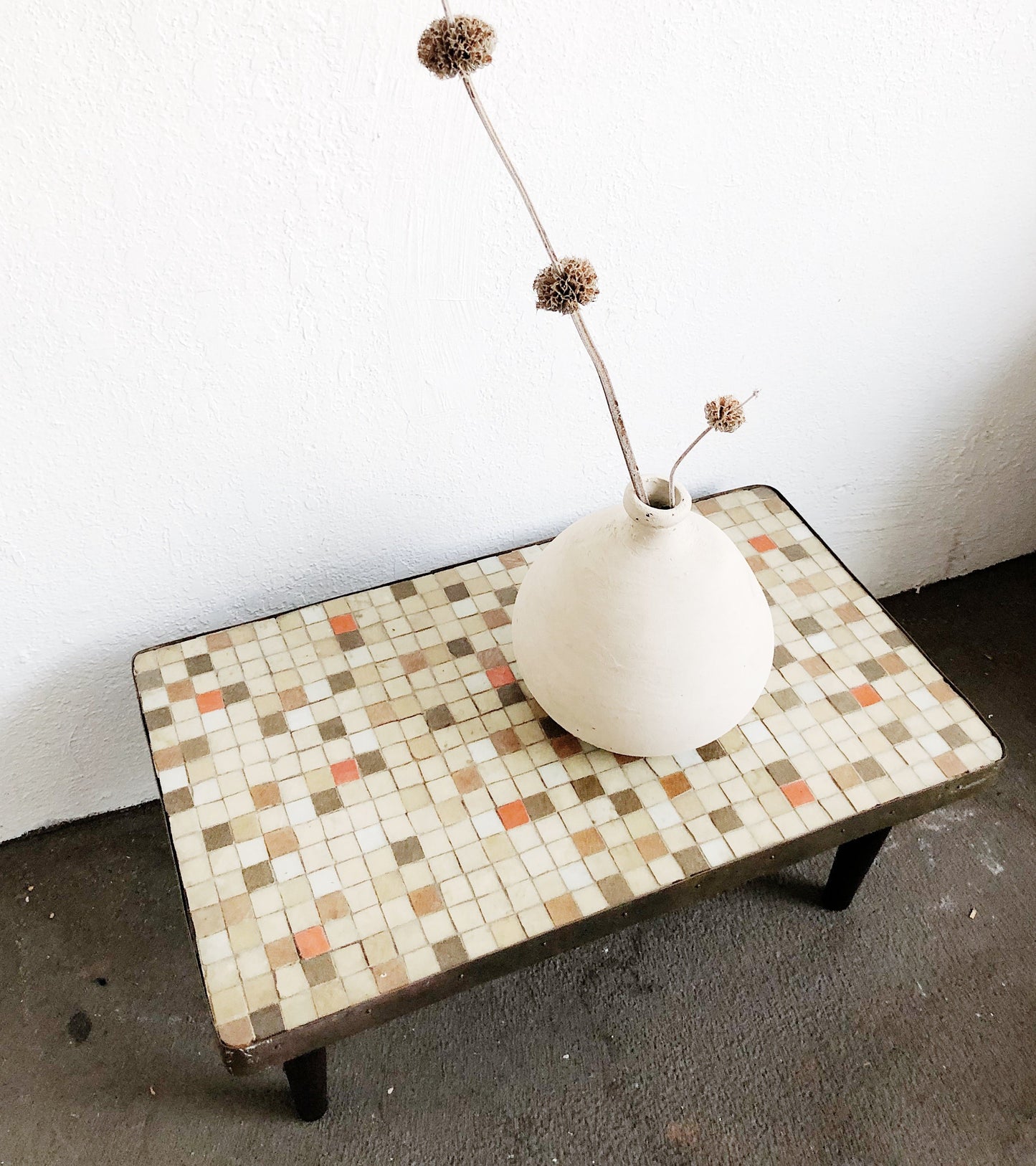Vintage Mosaic Tile Table