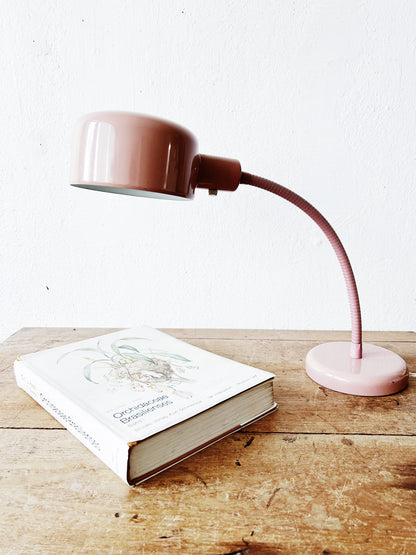Vintage Pink Metal Task Lamp