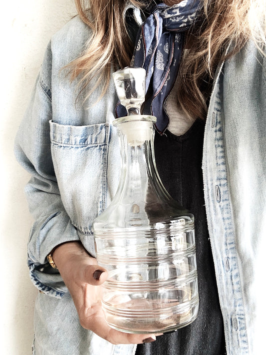 Vintage Glass Decanter