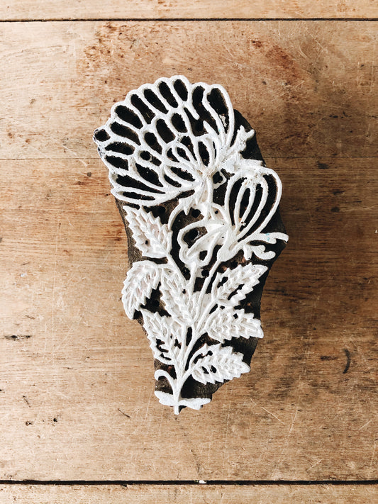 Vintage Wood Printing Block