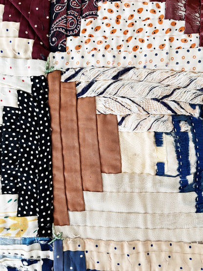 Antique Silk Quilt Hanging