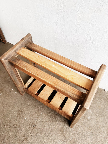 Vintage Slatted Shelf