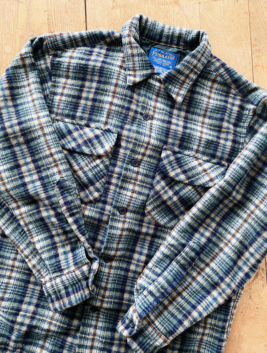 Vintage Wool Pendleton Shirt Jacket
