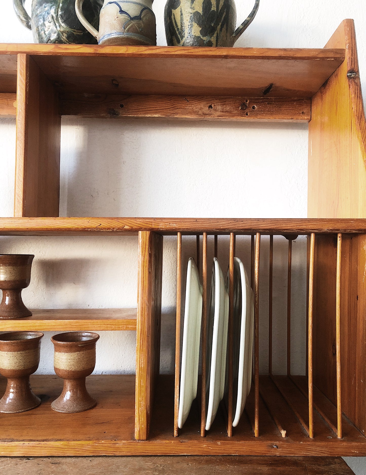 Vintage Handmade Wood Cupboard