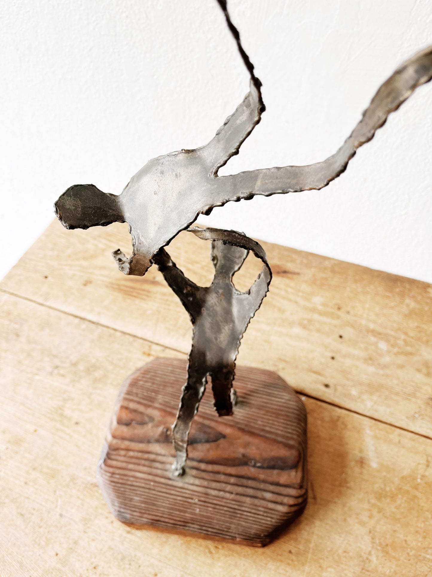 Vintage Brutalist Figural Sculpture