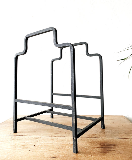 Vintage Iron Firewood Rack