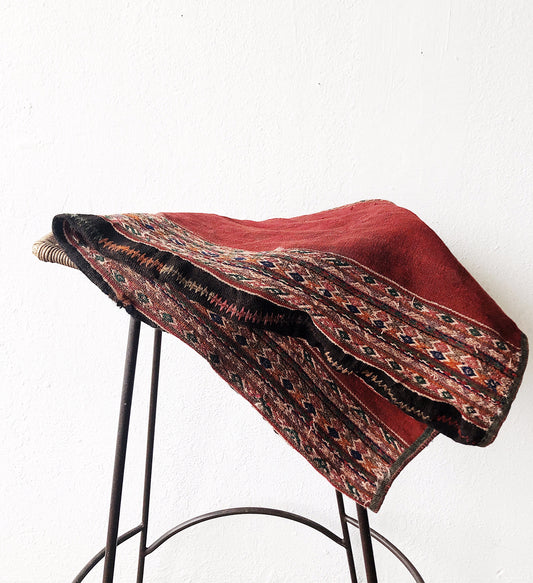 Vintage Handwoven Wool and Linen textile