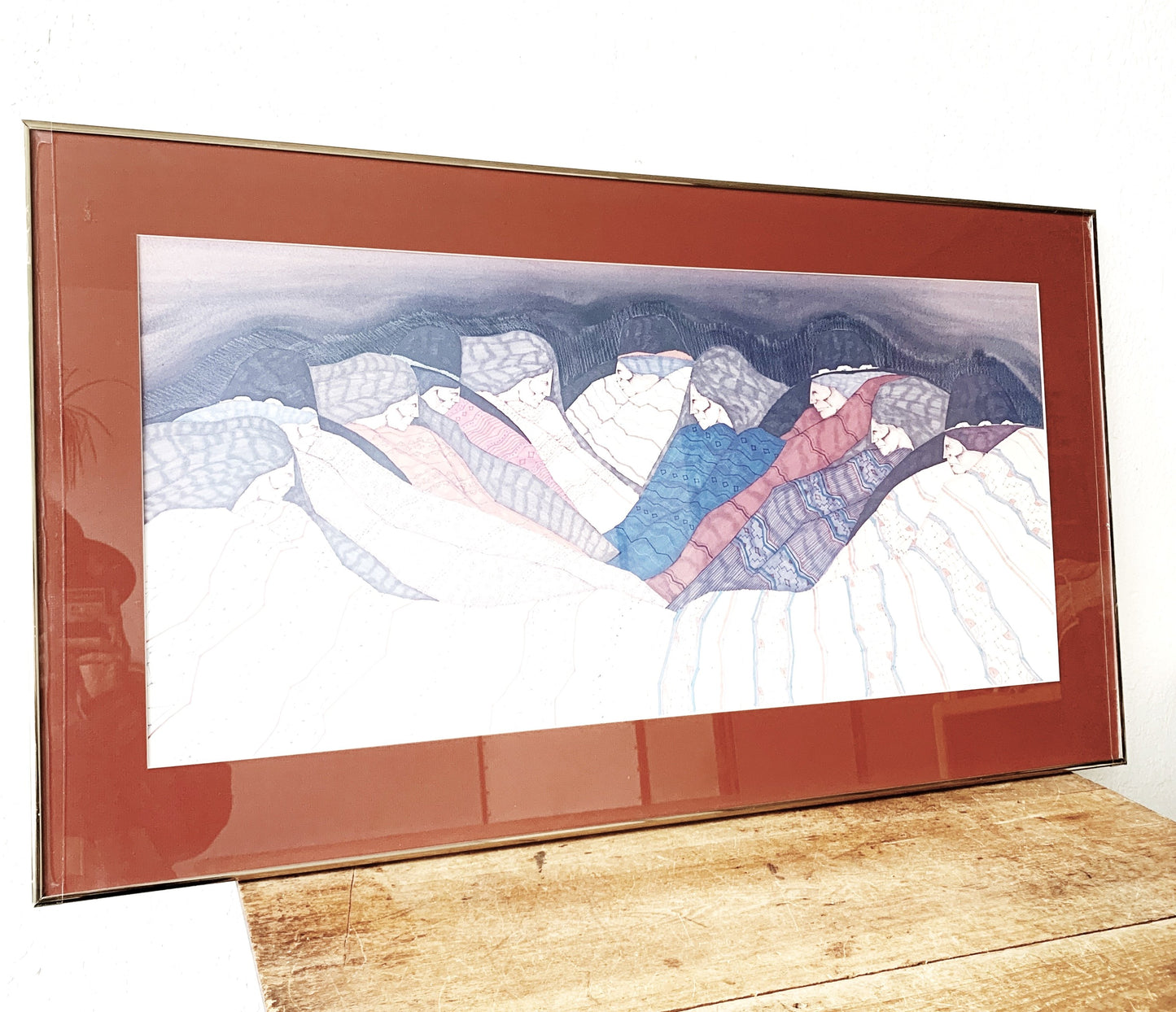 Large Vintage Framed Art Print
