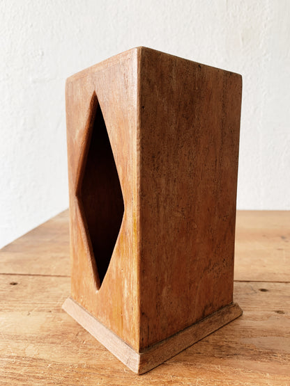 Vintage Wood Display Box with or without Statue