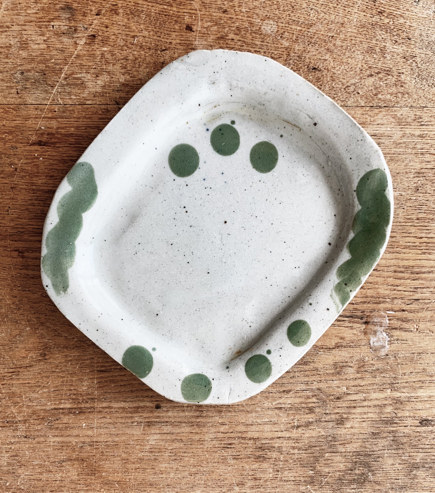 Small Handmade Pottery Dish / Spoon Rest