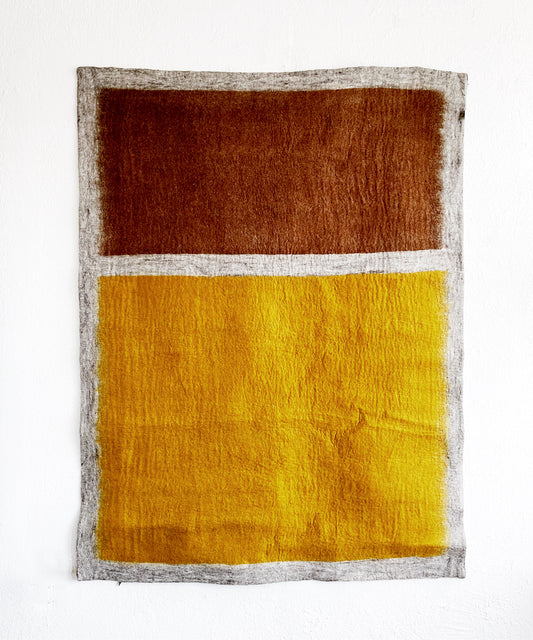 Felted Wool Muskhane Colorblock Rug