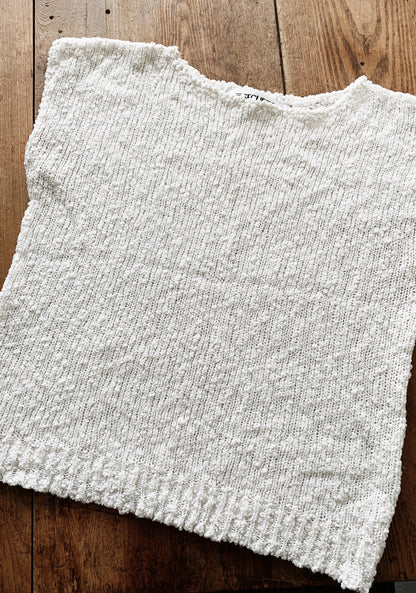 Vintage Nubby Cotton Blend Sweater
