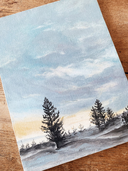 Vintage Landscape Painting