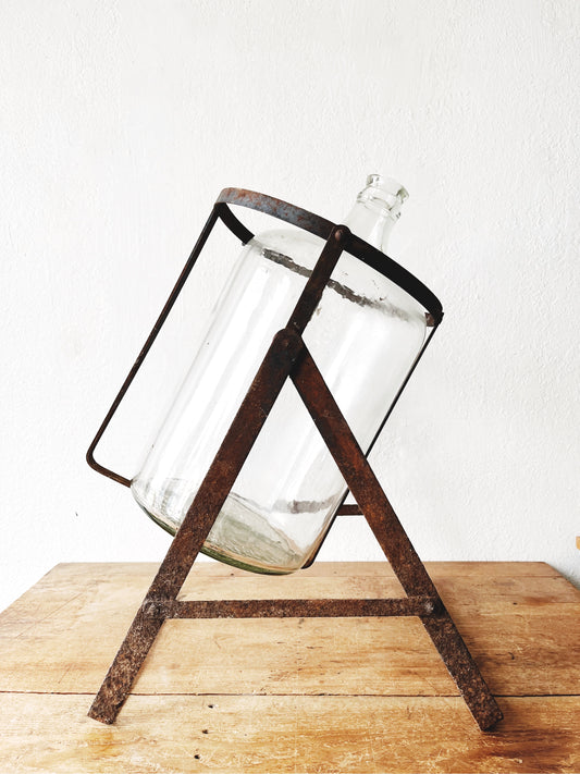 Antique Carboy and Stand