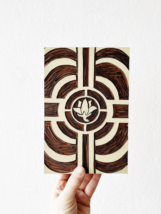 Handmade Linocut Block