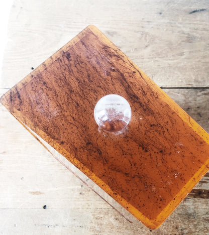 Vintage Mod Lucite Canister