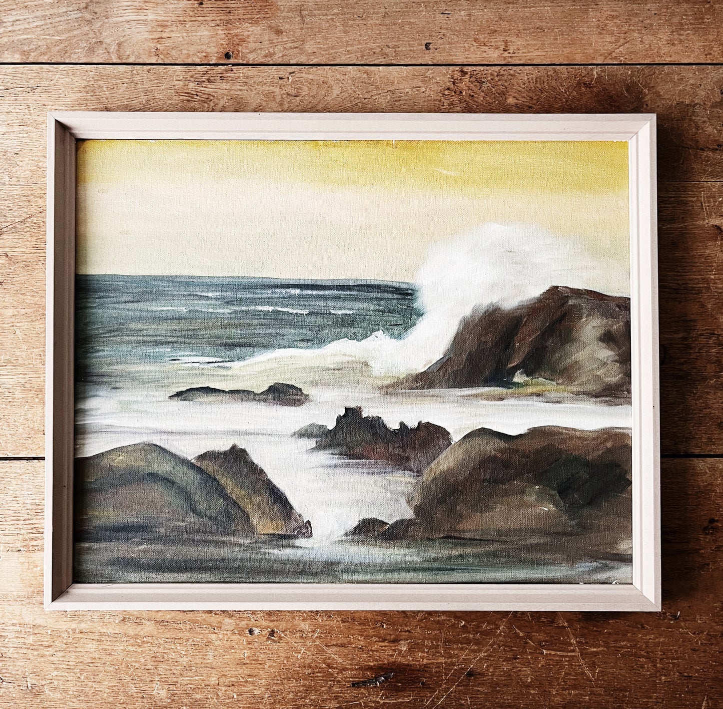 Vintage Oceanscape Painting