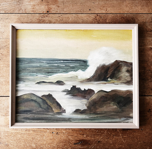 Vintage Oceanscape Painting