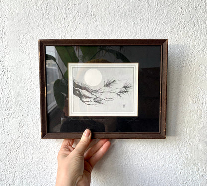 Vintage Katsumi Sugita Brush Painting