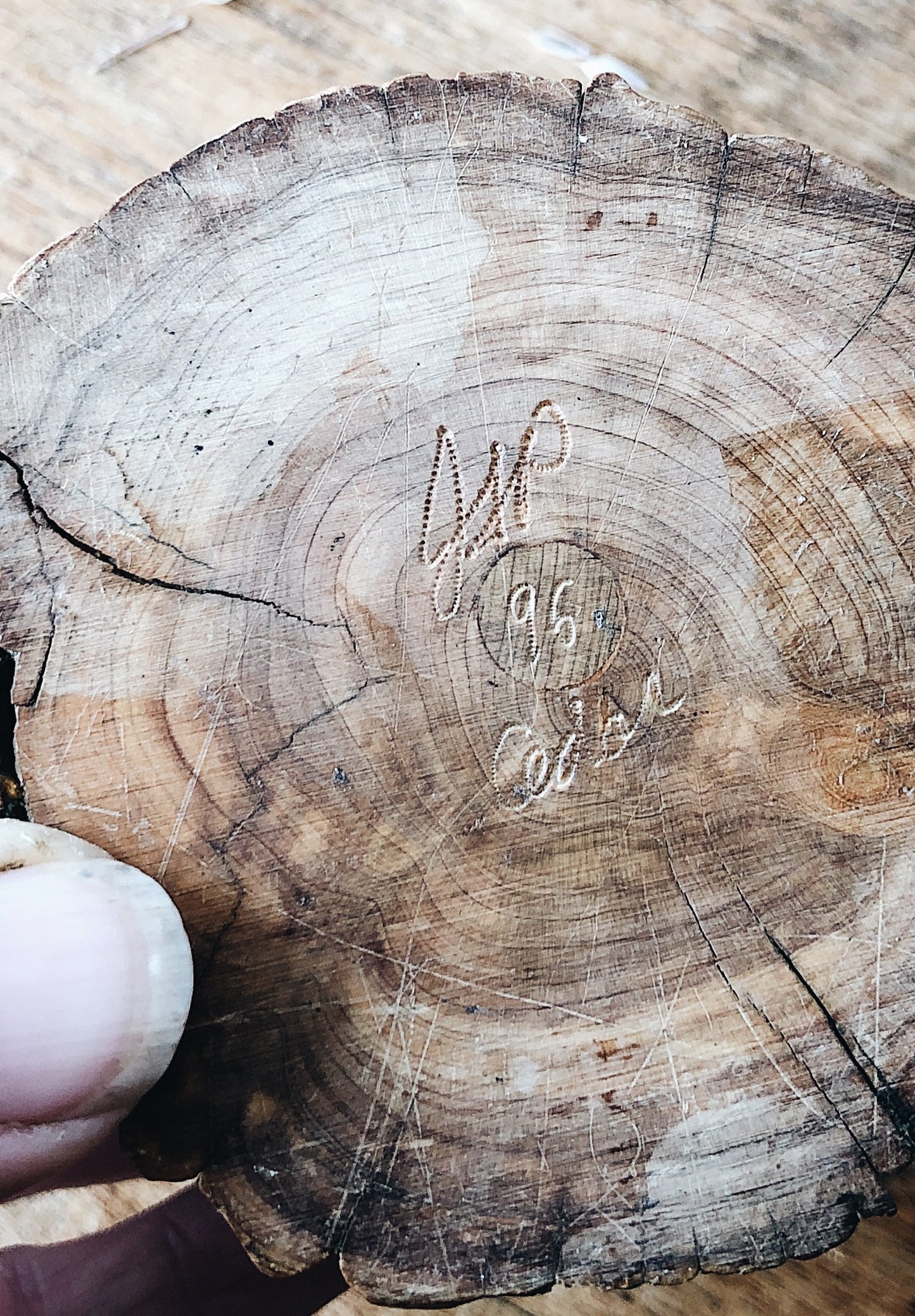 Handmade Cedar Vase