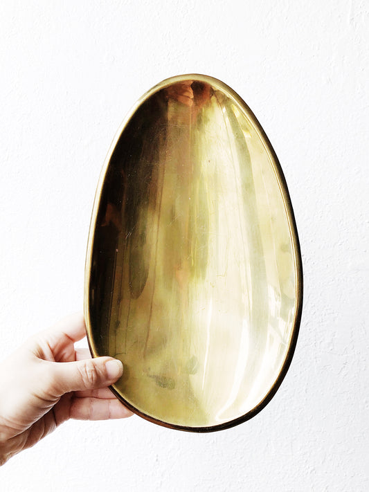 Modernist Liquid Brass Tray