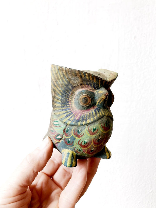 Vintage Clay Owl